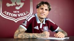 Garnacho joins Villa on loan from Chelsea cover