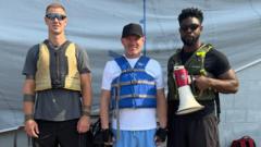 Rooney, Hart and Richards row down Hudson River cover