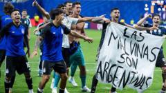 Fifa 'assessing match reports' over Falklands banner cover