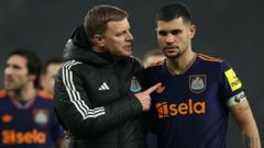 Howe unsure over Guimaraes amid Arsenal interest cover